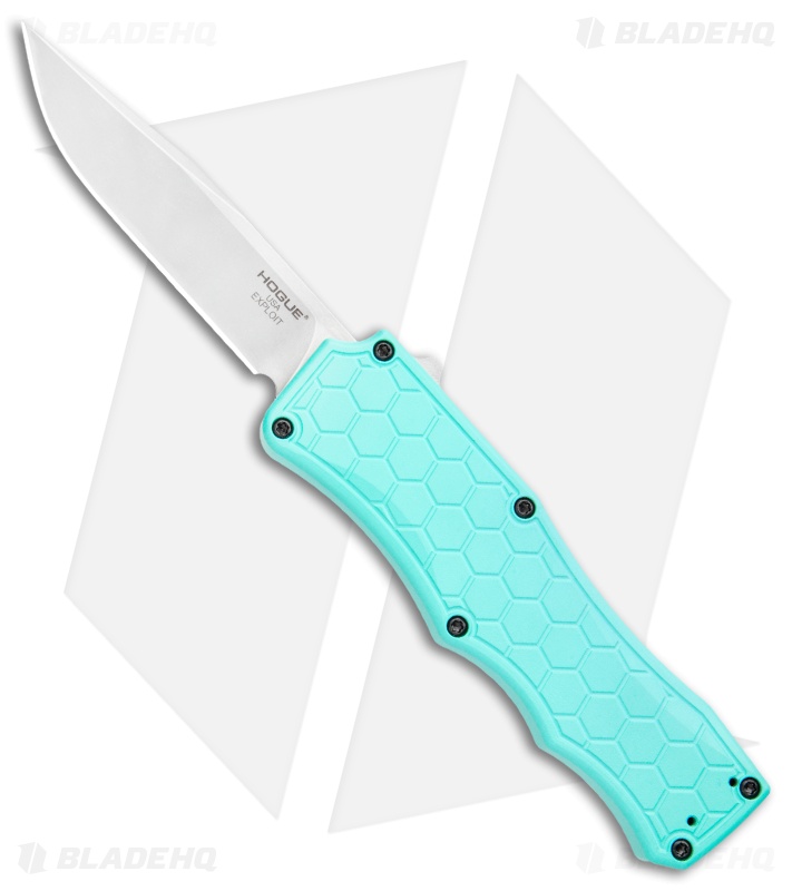 Hogue Exploit OTF Automatic Knife Aquamarine + SW Blade HQ