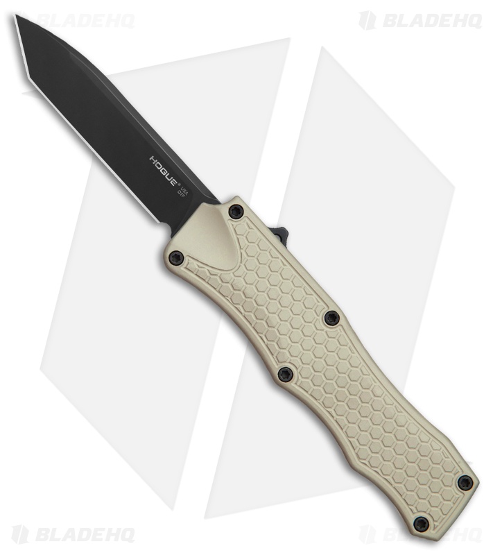 Hogue OTF Tanto Automatic Knife Desert Sand Blade HQ