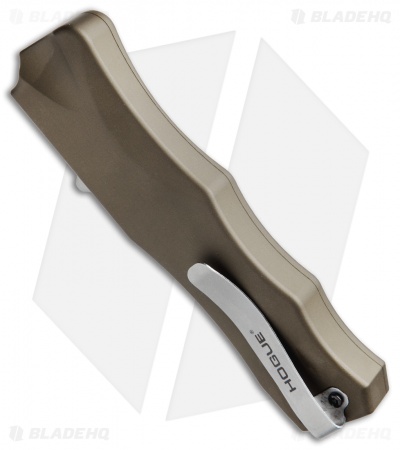 Hogue Knives Exploit OTF Automatic Knife Flat Dark Earth (3.375" Stonewash)