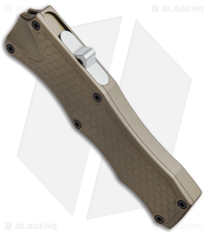 Hogue Knives Exploit OTF Automatic Knife Flat Dark Earth (3.375" Stonewash)