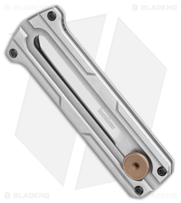 Kershaw Cybernet Manual Sliding Button Lock OTF Knife Steel (2.4" Satin) 2046
