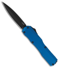 Kershaw Livewire MagnaCut D/E OTF Automatic Knife Blue Aluminum (3.4&quot; Black) | 219724