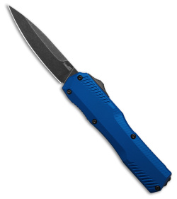 Kershaw Livewire MagnaCut D/A OTF Automatic Knife Blue (3.4" Black)