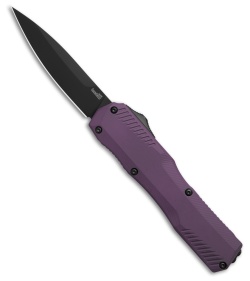 Kershaw Livewire MagnaCut OTF Automatic Knife Purple Aluminum (3.4&quot; Black) | 220398
