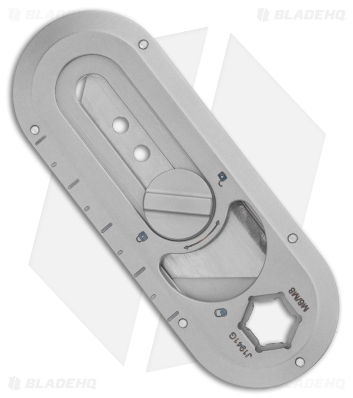CJRB Breeze Manual Utility OTF Knife Titanium (0.8" Satin)
