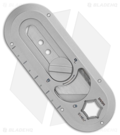 CJRB Breeze Manual Utility OTF Knife Titanium (0.8" Satin)