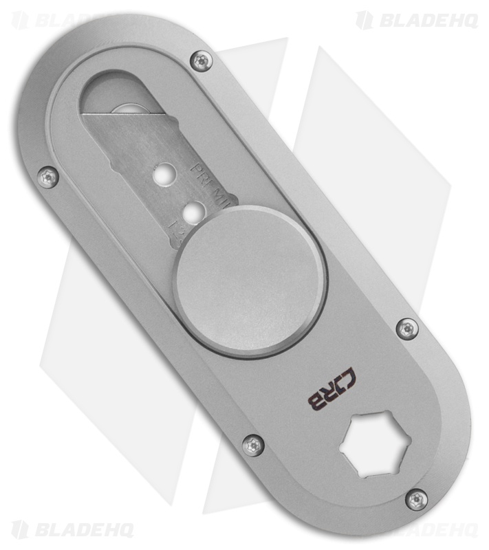 CJRB Breeze Manual Utility OTF Knife Titanium (0.8" Satin)