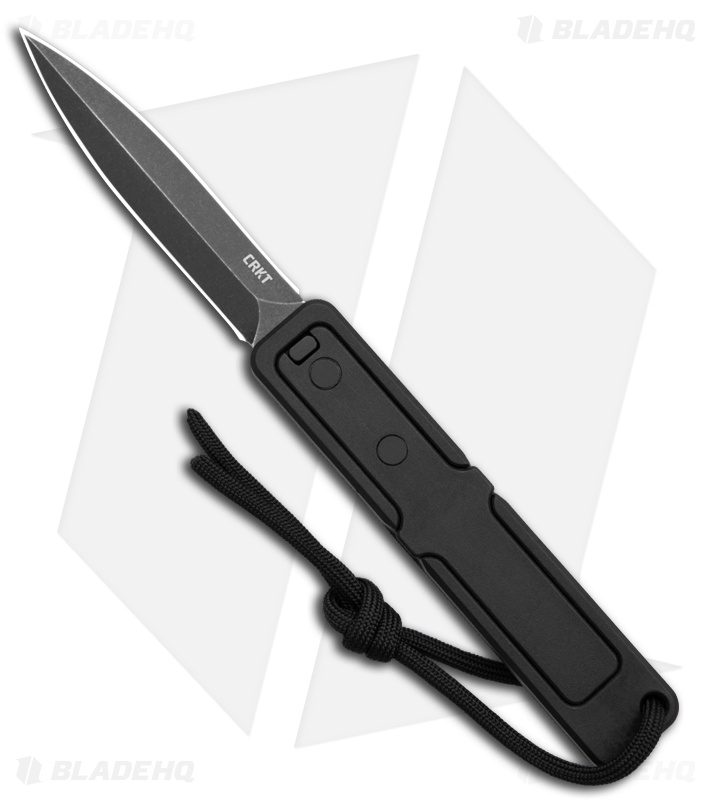 CRKT Gravitic Flip Manual OTF Knife Black GRN (3.2" Black SW) 6013