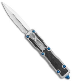 Marfione Custom Prototype OTF Stainless Steel w/Carboquartz Inlay (2.88" Mirror)