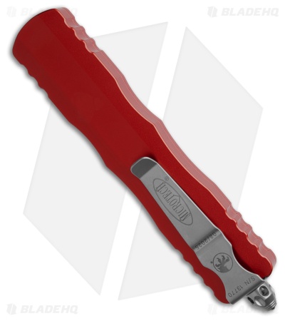 Microtech Dirac Delta D/E OTF Automatic Knife Red Aluminum (3.75" SW Full Ser) 