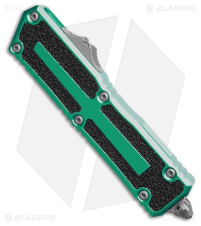 Microtech Scarab II Gen III D/E OTF Knife Turquoise Aluminum (4" Apocalyptic)