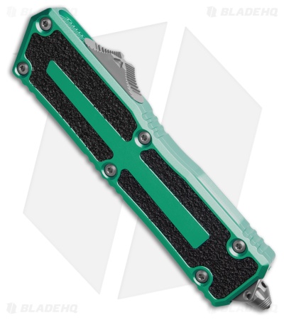 Microtech Scarab II Gen III D/E OTF Knife Turquoise Aluminum (4" SW)