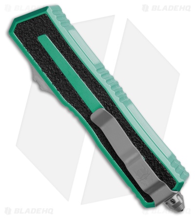 Microtech Scarab II Gen III S/E OTF Knife Turquoise Aluminum (4" SW) 1278-10TQ