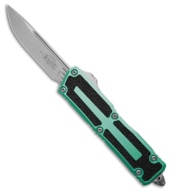 Microtech Scarab II Gen III S/E OTF Knife Turquoise Aluminum (4" SW) 1278-10TQ