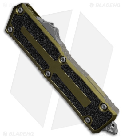 Microtech Scarab II Gen III T/E OTF Automatic Knife OD Green Al (4" Apoc Serr)