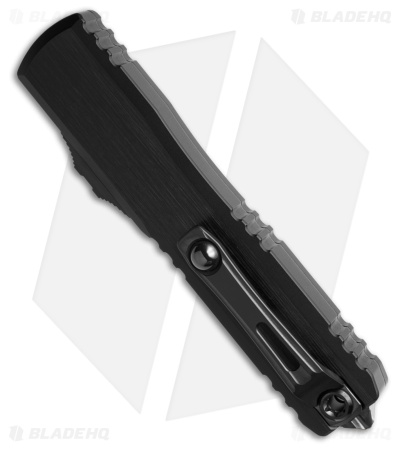Microtech Ultratech ZBP Gen III D/E Knife Black  Al (3.5" BF Tigermai Damascus)