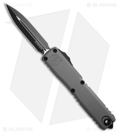 Microtech Ultratech ZBP Gen III D/E OTF Knife Natural Clear Al (3.5" Black)