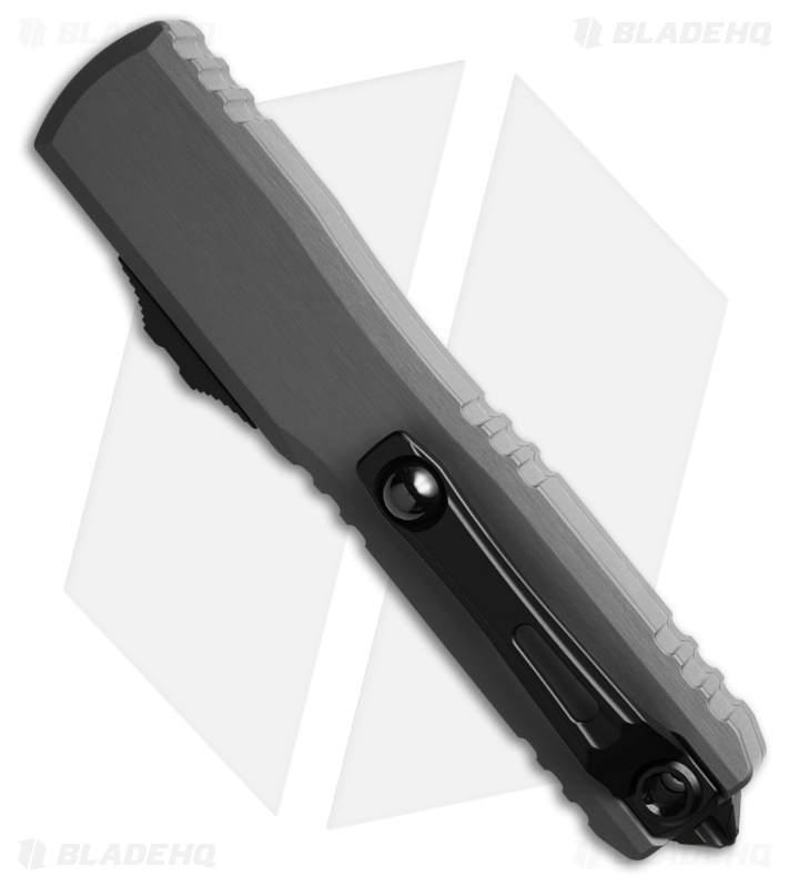 Microtech Ultratech ZBT OTF Knife Natural Clear Al S/E Black