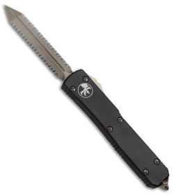 Microtech Ultratech Spartan D/E OTF Automatic Knife (Bronze Double Full Serr)