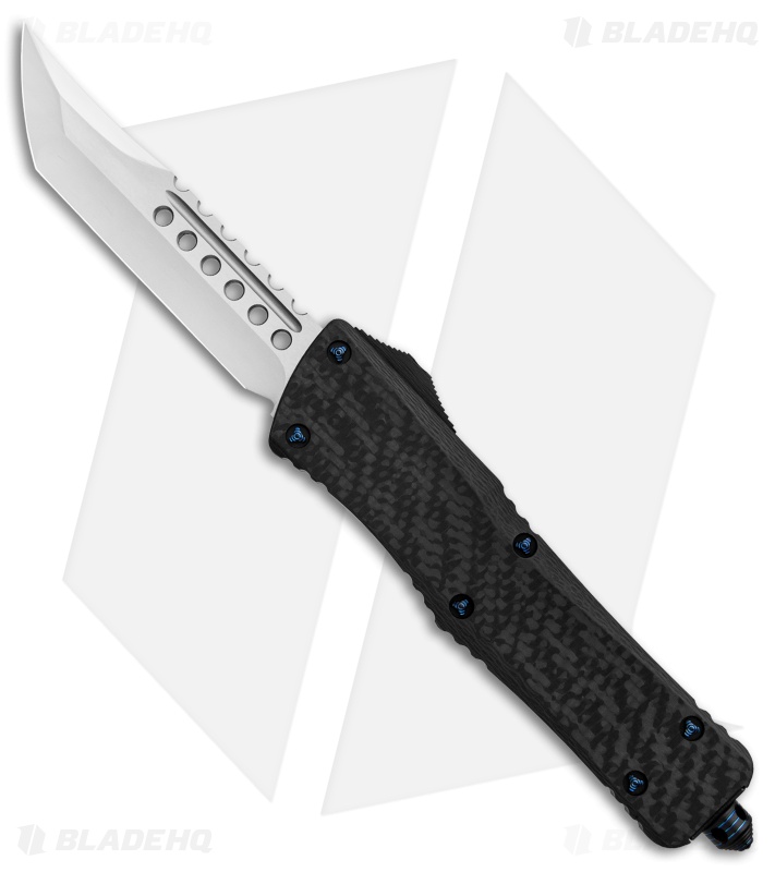Marfione Custom Combat Troodon Hellhound OTF Knife CF (3.8" Mirror)