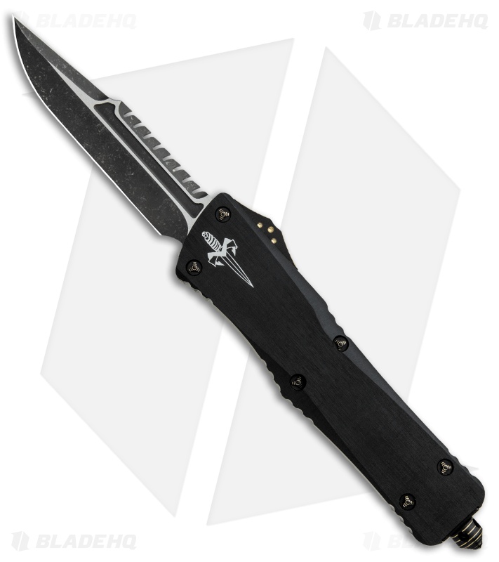 Marfione Custom Combat Troodon Interceptor OTF Knife w/ Brass HW (3.8" Fallout)