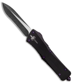 Marfione Custom Combat Troodon Recurve OTF Knife Al (3.8" Dark Matter)