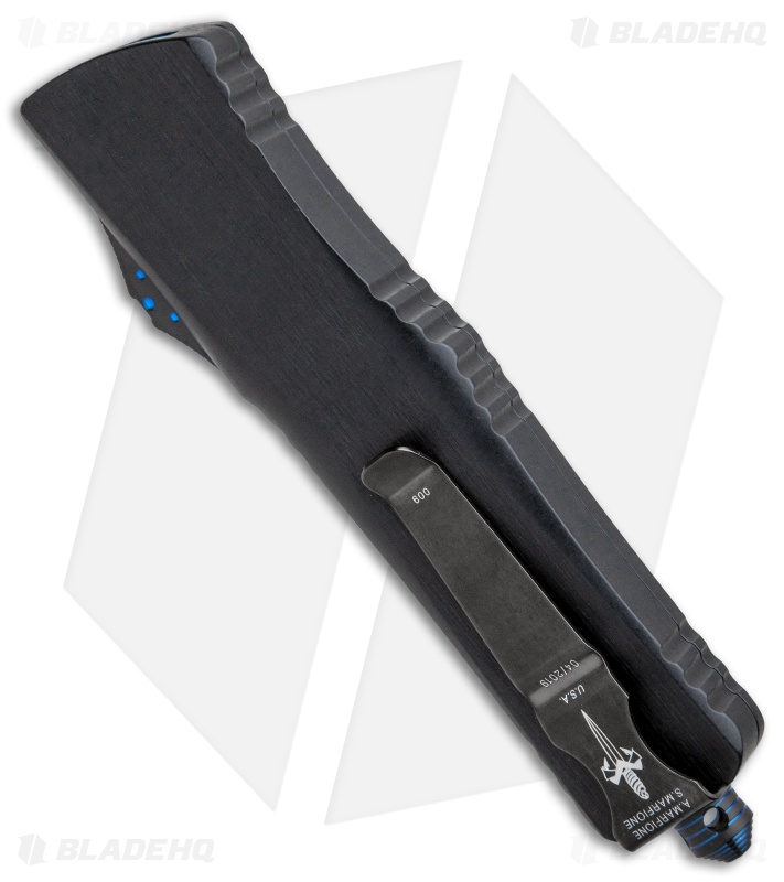 Marfione Custom Combat Troodon S/E HP Star Grind Blue Ringed Ti (3.8" Mirror)