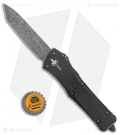 Marfione Custom Combat Troodon Tanto Star Grind Bronzed (3.8" Damascus)