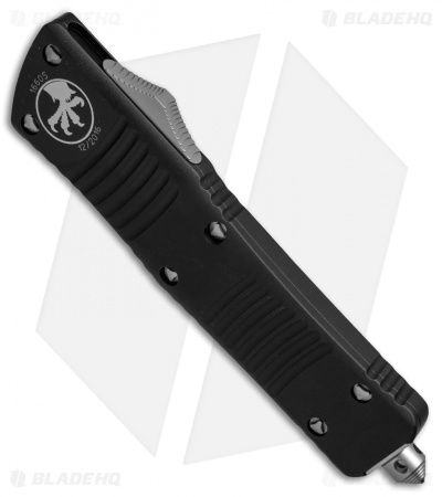 Microtech Combat Troodon Bowie OTF Knife (3.8" Apocalyptic Serr) 146-11AP