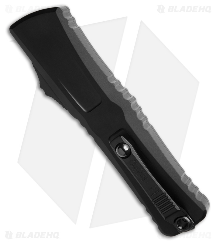 Microtech Combat Troodon D/E Gen III OTF Knife Black Aluminum (4" Black) 1142-1T