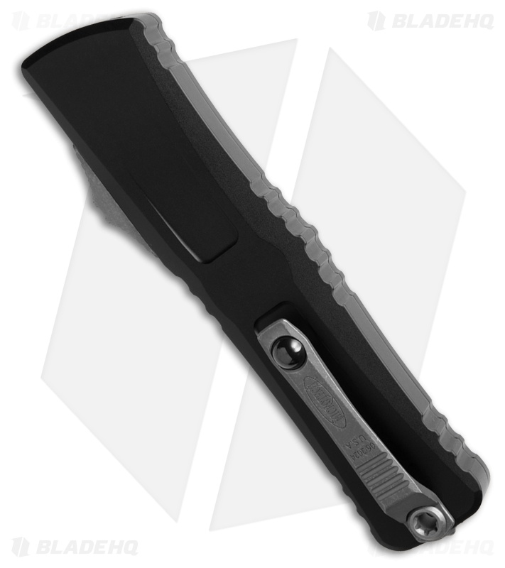 Microtech Combat Troodon D/E Gen III OTF Knife Black Al (4" Apocalyptic Serr)