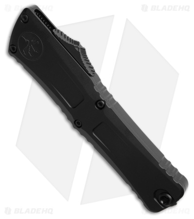 Microtech Combat Troodon D/E Gen III OTF Knife Black Al (4" Black Full Serr)