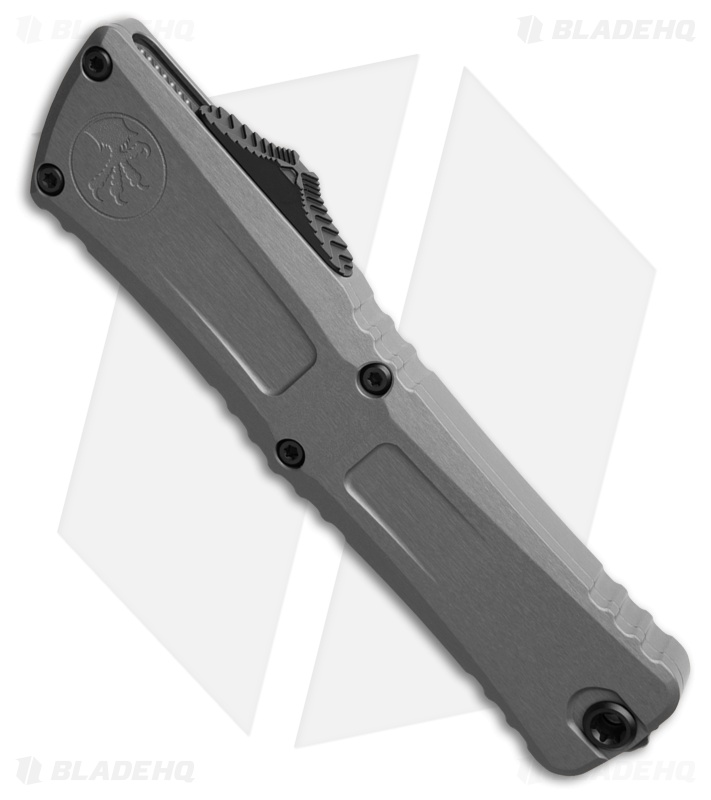 Microtech Combat Troodon D/E Gen III OTF Knife Natural Clear Al (4" Black Serr)