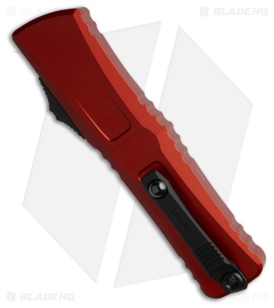 Microtech Combat Troodon Gen III D/E OTF Knife Red (4" Black Serr) 1142-2RD