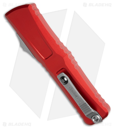 Microtech Combat Troodon D/E Gen III OTF Knife Red Aluminum (4" SW) 1142-10RD
