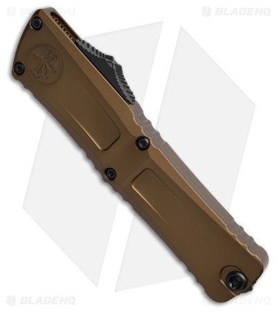 Microtech Combat Troodon S/E Gen III OTF Knife Tan Al (4" Black Serr) 1143-2TA