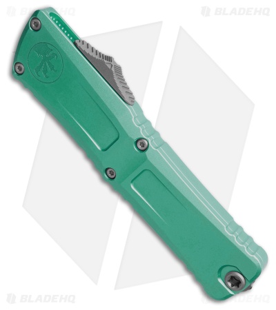 Microtech Combat Troodon D/E Gen III OTF Knife Turquoise Aluminum (4" Apoc Serr)