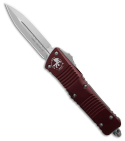 Microtech Combat Troodon D/E OTF Automatic Knife Merlot (3.8" SW) 142-10MR