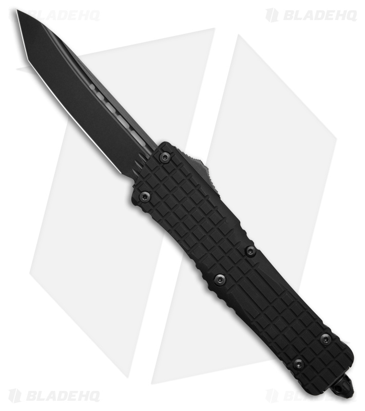 Microtech Combat Troodon Delta T/E OTF Auto Knife Frag Shadow (3.8" Black DLC)