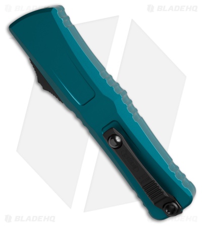 Microtech Combat Troodon Gen III D/E OTF Knife Blue Al (3.8" Black Full Serr)