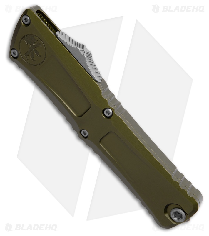 Microtech Combat Troodon Gen III D/E OTF Knife OD Green Aluminum (4" SW)
