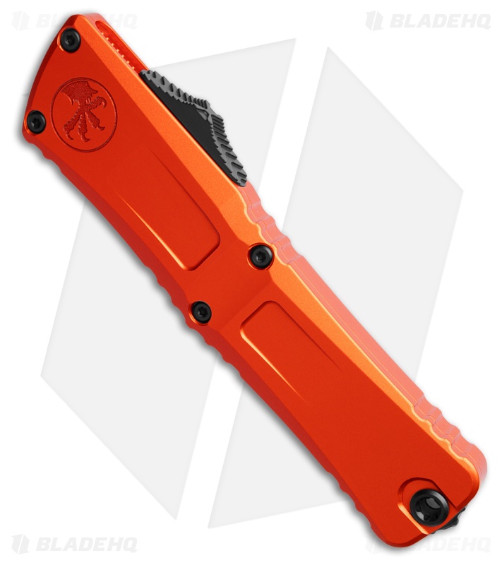 Microtech Combat Troodon Gen III D/E OTF Knife Orange Aluminum (3.8" Black)