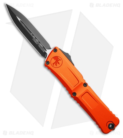 アルフ ゴードン Microtech Combat Troodon OTF Knife Orange Aluminum D/E Black