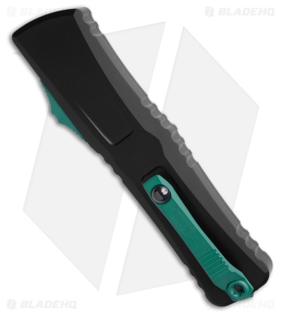 Microtech Combat Troodon Gen III OTF Knife Black Al (4" Blue Full Serr)