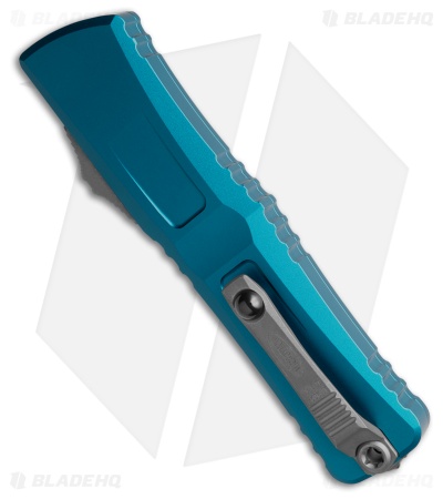 Microtech Combat Troodon Gen III S/E OTF Knife Blue Aluminum (4" Apoc Serr)
