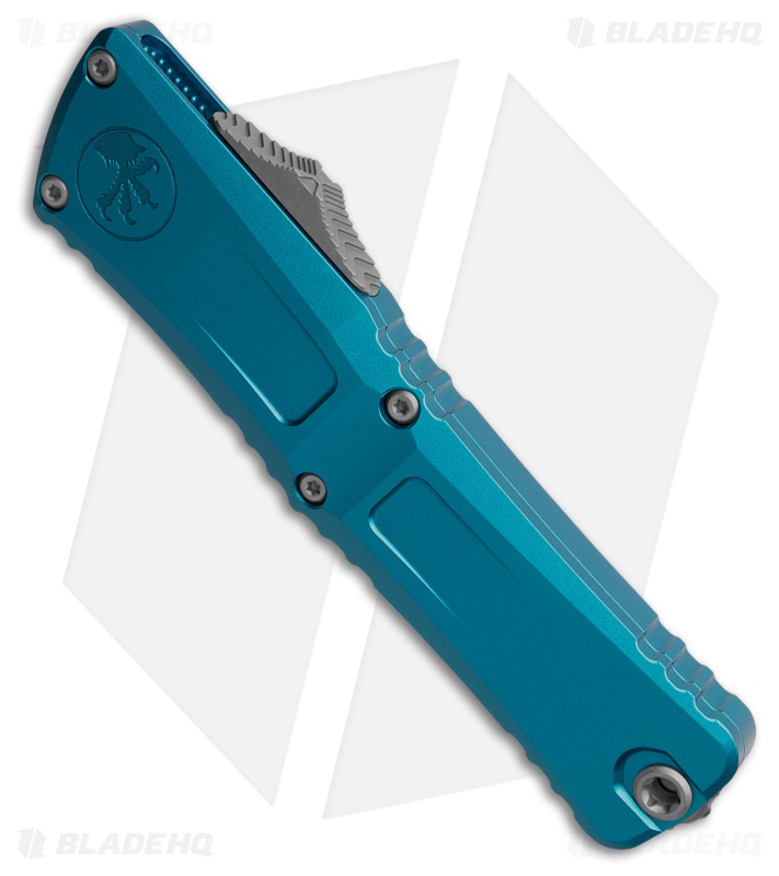 Microtech Combat Troodon Gen III S/E OTF Knife Blue Aluminum (4" Apoc Serr)
