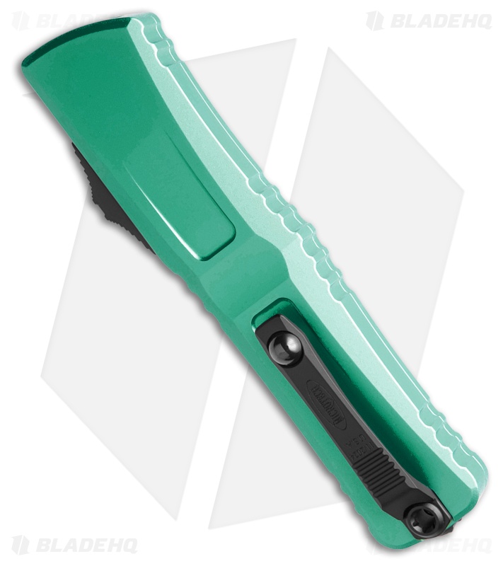 Microtech Combat Troodon Gen III S/E OTF Knife Turquoise Al (4" Black Serr)