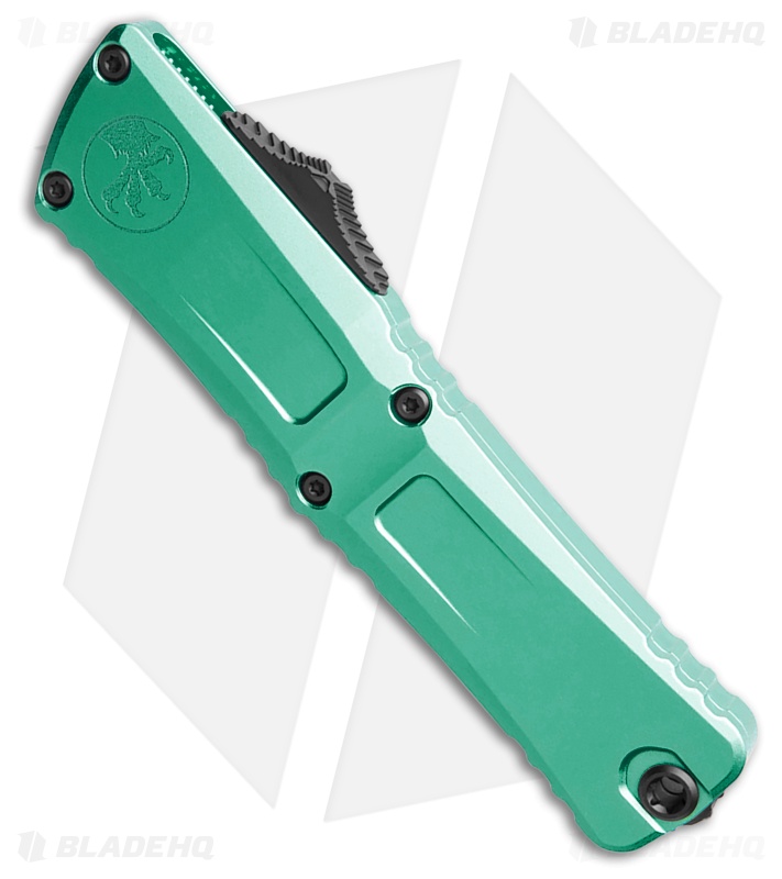 Microtech Combat Troodon Gen III S/E OTF Knife Turquoise Al (4" Black Serr)
