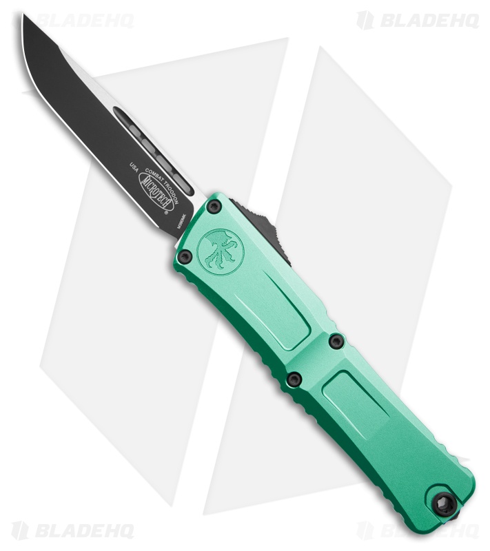 Microtech Combat Troodon - OTF Automatic Knife | Turquoise + S/E Black