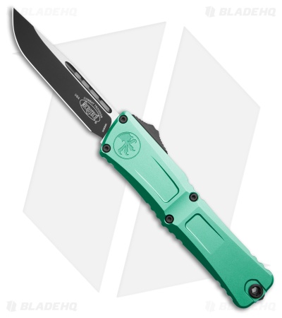 Microtech Combat Troodon Gen III S/E OTF Knife Turquoise Al (3.8" Black)